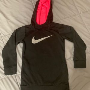 black and pink nike hoodie